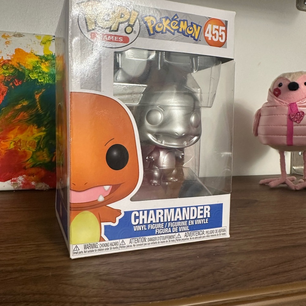 Funko Charmander Silver Vinyl Figure